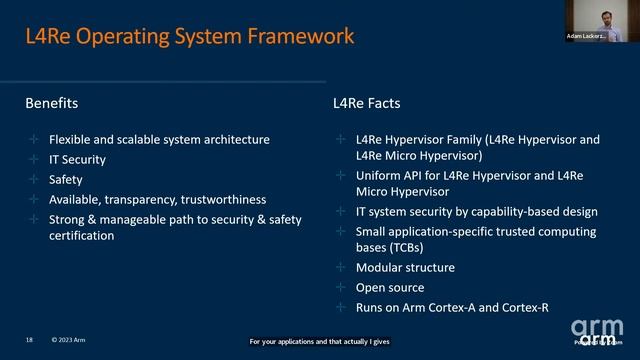 Arm Tech Talk from Kernkonzept: Safe and Secure Heterogeneous Compute with L4Re смотреть онлайн