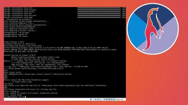 Linux Live #1 - Instalacja Arch Linux 2020 смотреть онлайн
