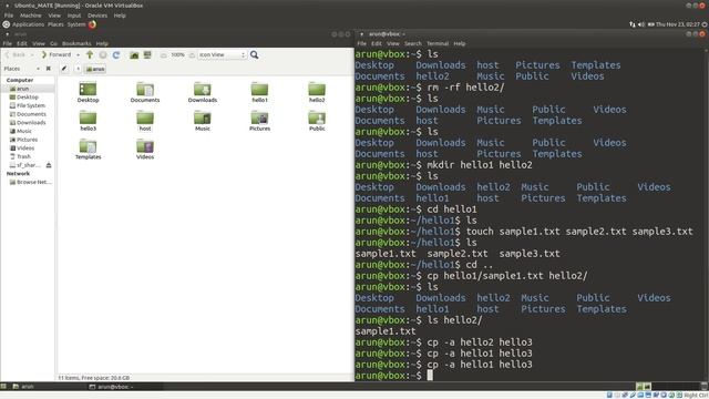 Linux and Shell Tutorials : 005 : Manage files - Copy and Move смотреть онлайн