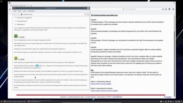 Linux Mind - Ötpercesek - #04 - Linux Mint Frissítési szintek