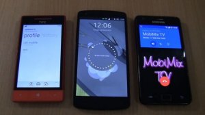 incoming call & Outgoing call at the Same Time Nexus 5 UBUNTU+Samsung Galaxy S2 android 7+htc