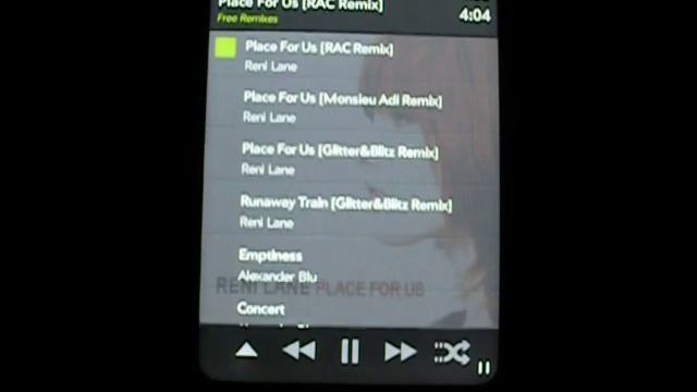 NaNplayer for Palm WebOS - Preview смотреть онлайн
