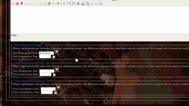 Raid and Events Creation from front-end смотреть онлайн