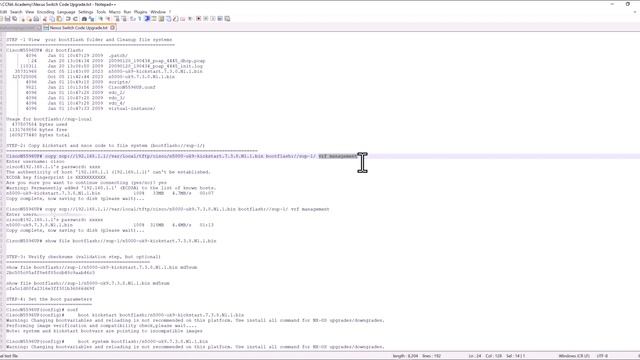 Cisco Nexus 5000 Series - System and Kickstart Image/Code Upgrade | Step-by-Step Process смотреть онлайн