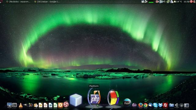 Cairo Dock, Debian Mate смотреть онлайн