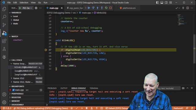 #261 ESP32 Line-by-line Debugging - works with many ESP32 modules смотреть онлайн