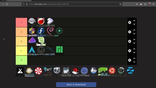 Linux Distro Tier List смотреть онлайн