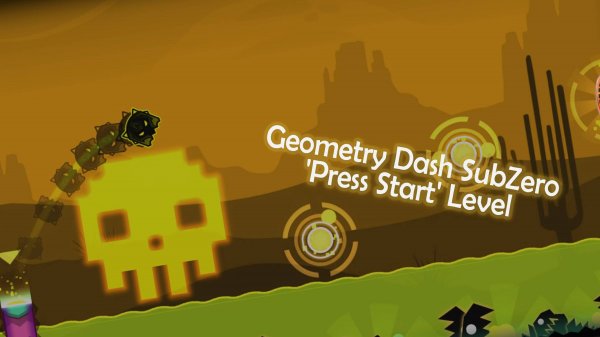 Geometry Dash SubZero 'Press Start' Уровень 100%, Все Монеты