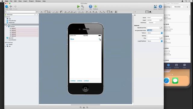 Xojo Programming - iOS Toolbars смотреть онлайн