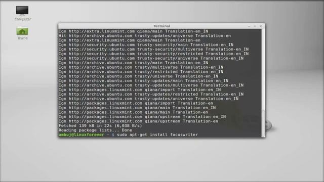 FocusWriter : A Distraction Free Writing Environment For Linux Mint (Ubuntu) смотреть онлайн