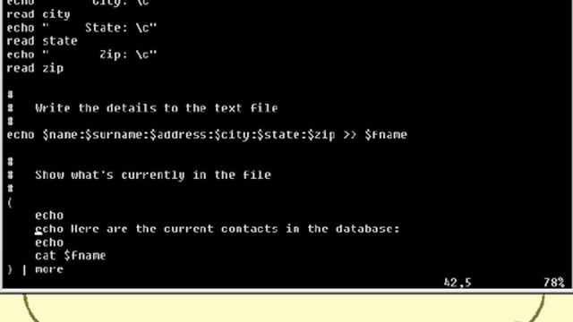 Unix Shell Scripting Programming Features Part 10 смотреть онлайн