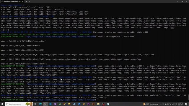 [Demo - WSL] Lab6.1 Chaincode for Report Generation - Blockchain Technology Subject смотреть онлайн