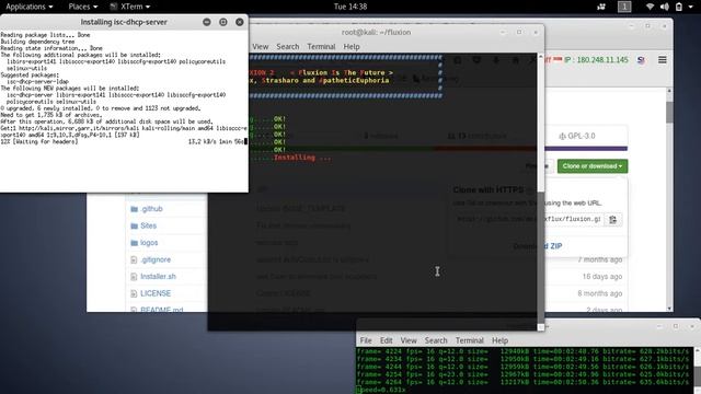 Install Fluxion Kali Linux 2016.2 - Wireless Evil Twin AP смотреть онлайн