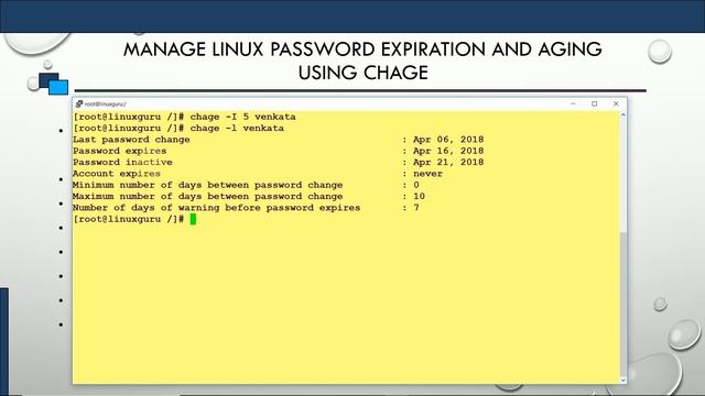 Password Aging Policy on Linux - Lab Session смотреть онлайн