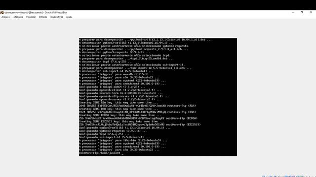 Instalar ssh e configurar acesso root no ubuntu server смотреть онлайн