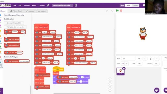 Natural language processing in Pictoblox смотреть онлайн