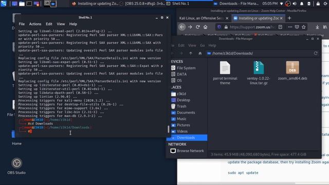 how to install zoom meeting on kali linux смотреть онлайн