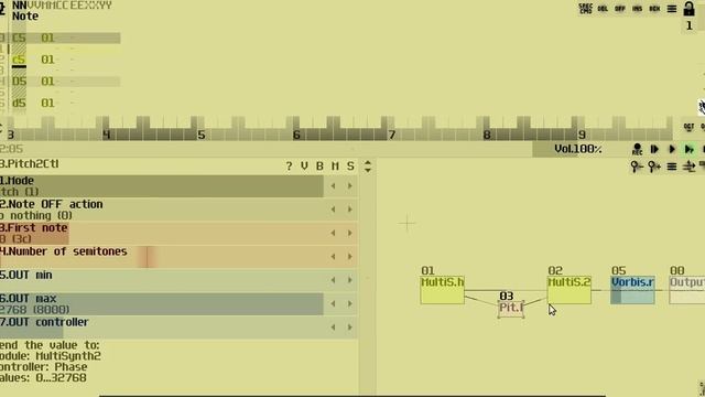 SunVox: Module Pitch2Ctl as quick "Slicer" смотреть онлайн
