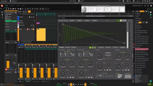 Testing Zrythm #daw #linux