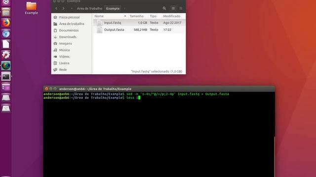 FASTQ to FASTA (Fast, Easy and Free) using linux terminal смотреть онлайн