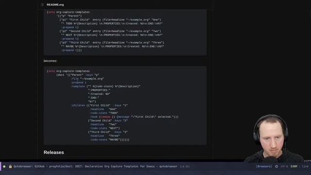 System Crafters Live! - Dotfile Detective: tecosaur • Emacs News • Q&A смотреть онлайн
