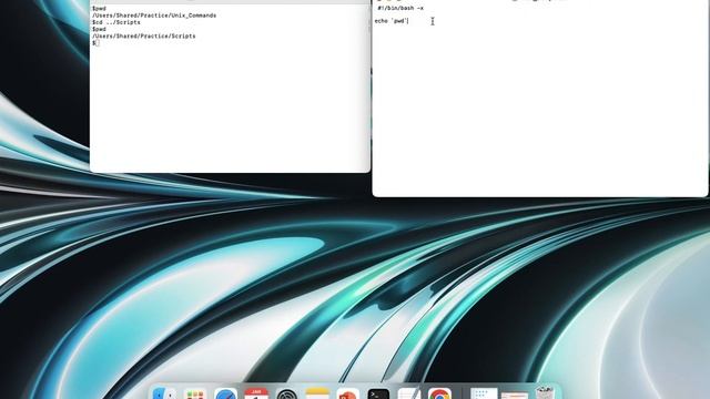 Unix Commands pwd - print working directory смотреть онлайн