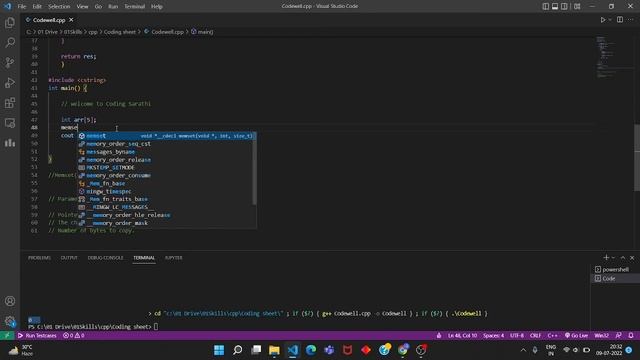 memset( ) function in C/C++ and its syntax. || Competitive coding || смотреть онлайн