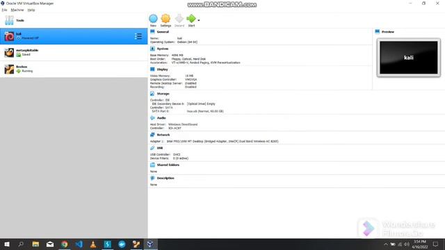 Kalilinux NAT Network Invalid setting solution смотреть онлайн