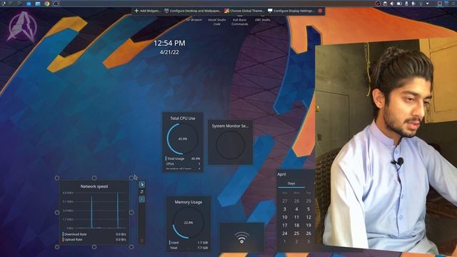 how to customize widgets/gadgets in kali Linux machine смотреть онлайн