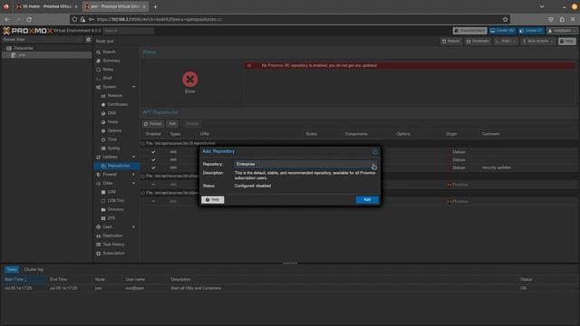 Receiving Free Updates Getting Started with Proxmox 8 смотреть онлайн