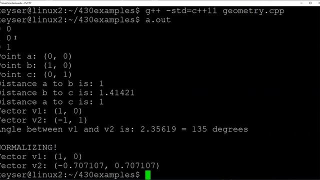 Coding basic geometric computations смотреть онлайн