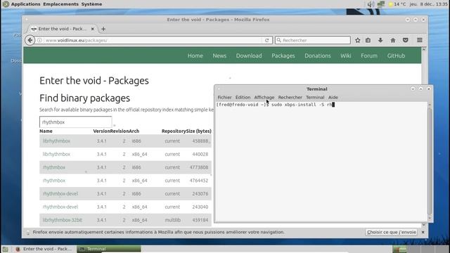 Void Linux avec Mate Desktop en décembre 2016 смотреть онлайн