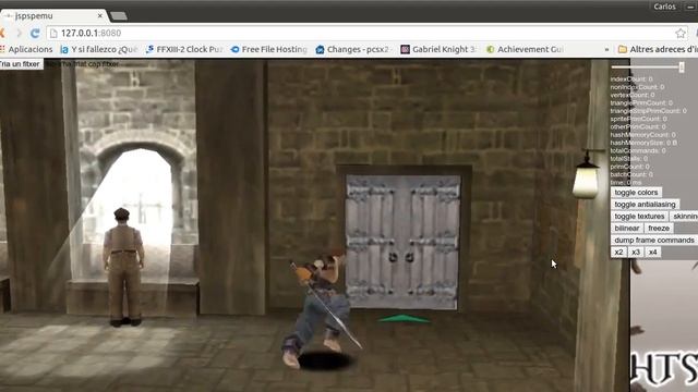 Jspspemu (Test) under linux (Ubuntu 15.10 + Nightly mesa ) смотреть онлайн