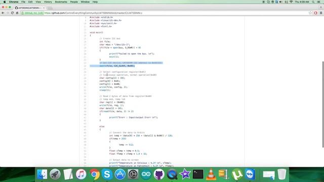 BeagleBone Black LM75BIMM Temperature Sensor 'C' Code Tutorial смотреть онлайн