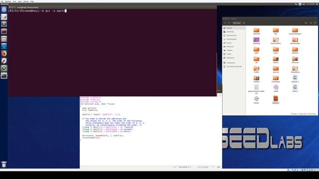 Return-To-Libc Attack SEED Labs Solution смотреть онлайн