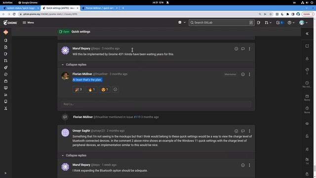 Quick Settings Preview Extension, GNOME 43 смотреть онлайн