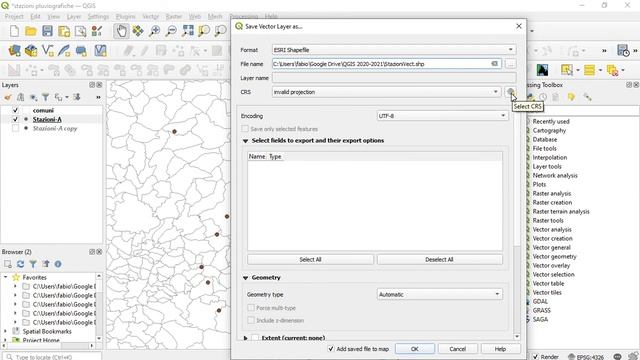 2020 11 16 Inserimento di file di testo e di XYZ tiles in QGIS; etichette, classificazione смотреть онлайн