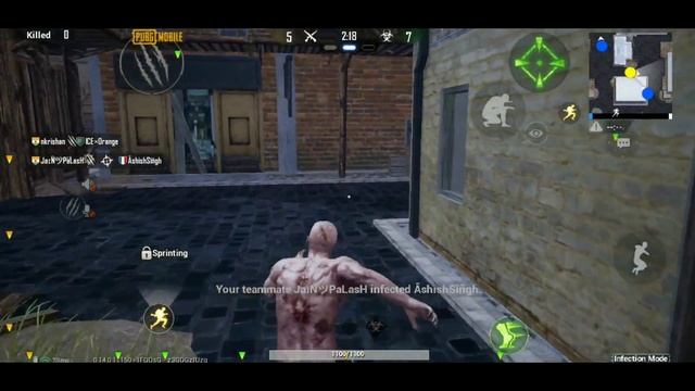 Pubg mobile-New zombie infection mode Gameplay#pubgm #zombies смотреть онлайн