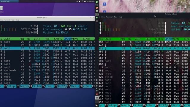 Xubuntu 22.04 vs MX Linux 21 (XFCE) RAM Usage смотреть онлайн