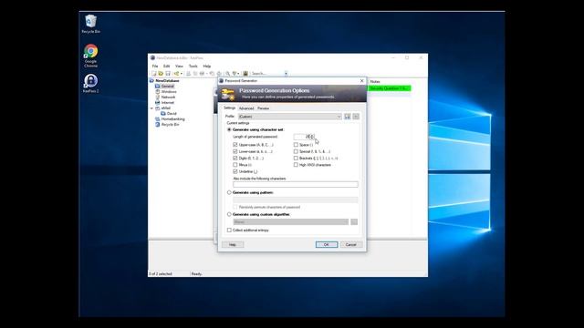 Creating Password Templates in Keepass смотреть онлайн