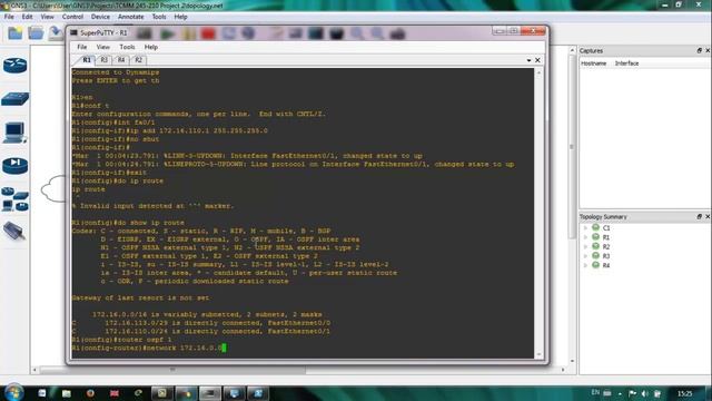 Project 2 Configuring OSPFv2, DHCP and a host Part 1 смотреть онлайн