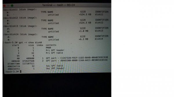 Data not backed up, System not booting, Getting Error: -69845 after trying to fix bad Partition...