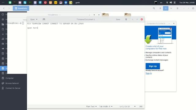 No connection to TeamViewer server on linux смотреть онлайн