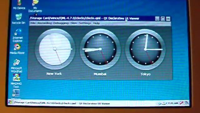 Qt 4.7.0 beta QML declarative examples on FriendlyARM Mini 2440 Development Board смотреть онлайн