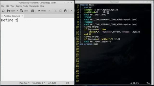 OpenMPI tutorial coding in Fortran 90 - 03 Timer смотреть онлайн
