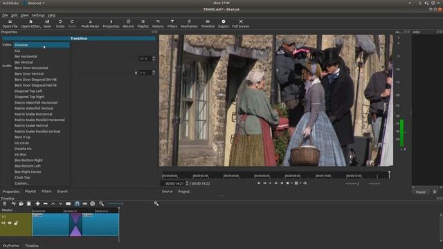ShotCut: How To Apply Transitions Across Video Clips. A Video Editing Tutorial. смотреть онлайн