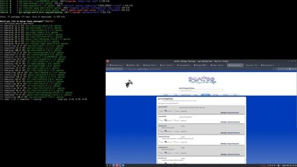 Gentoo Linux Install  part 3 - initial startup and Hyprland