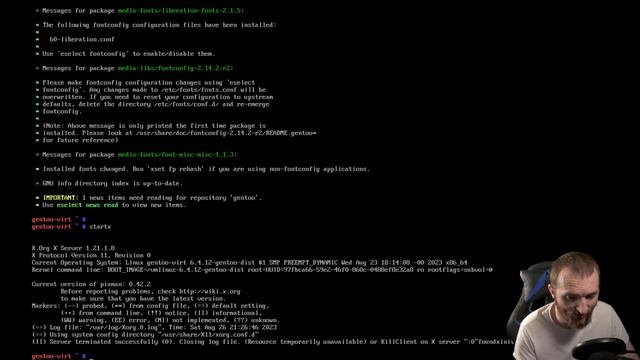 Kde and X on Gentoo смотреть онлайн