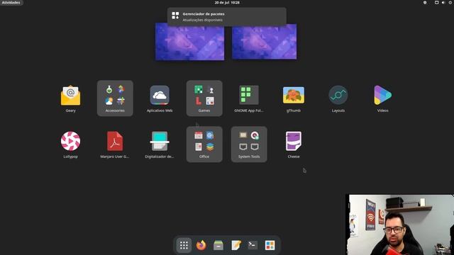 MANJARO 21 GNOME É BOM PARA DESKTOP ? | Arch Linux смотреть онлайн