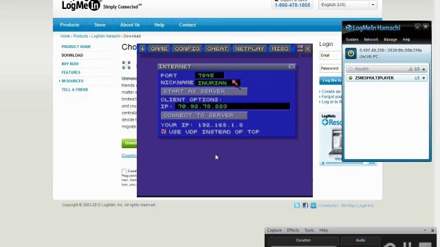 ZSNES Online Multiplayer Tutorial смотреть онлайн